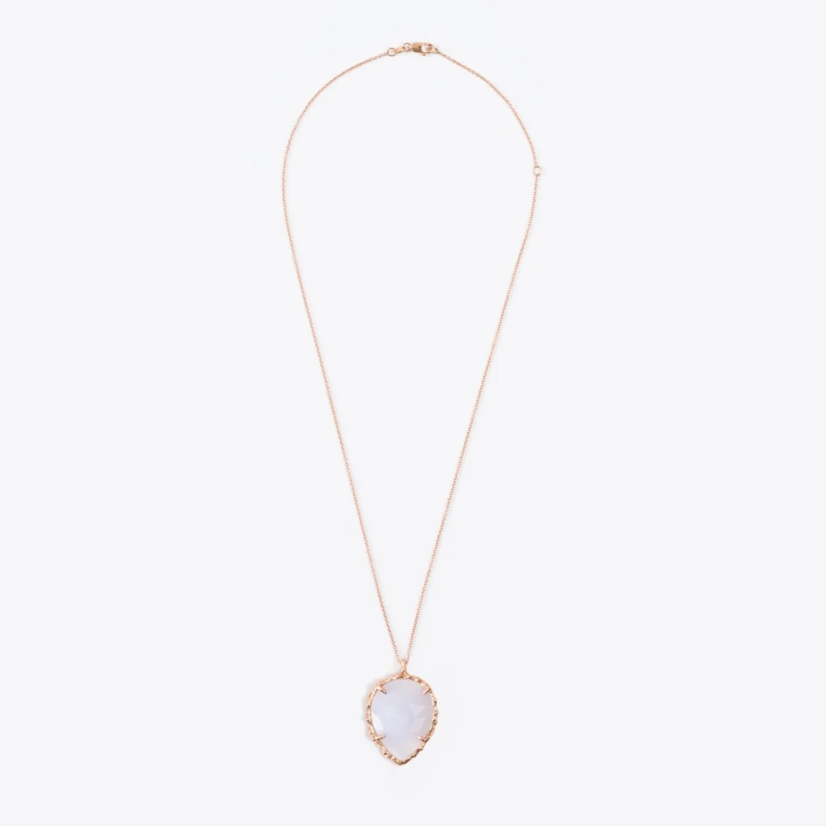 Teardrop Necklace in Chalcedony - Image 4