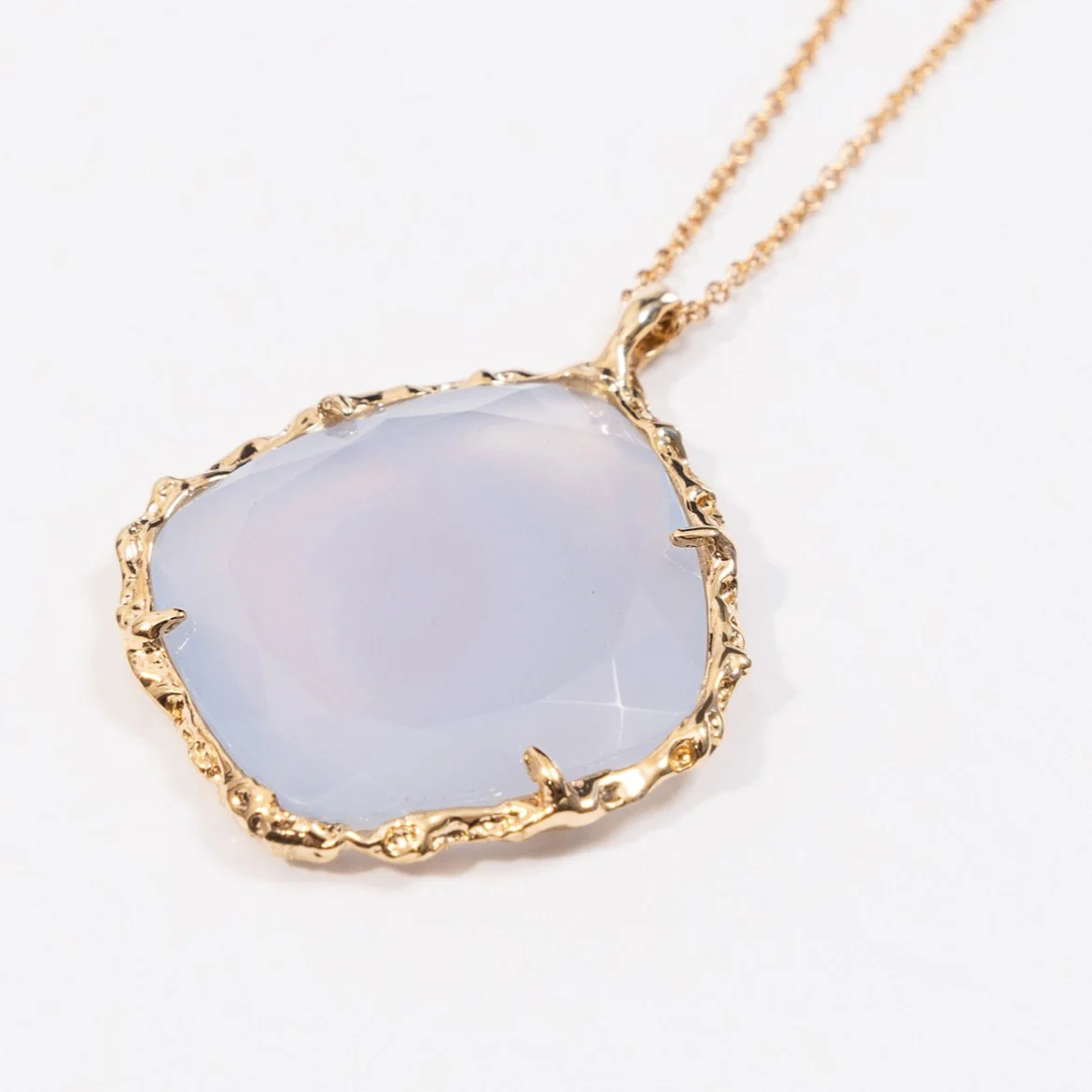 Trapezoid Necklace in Chalcedony - Image 3